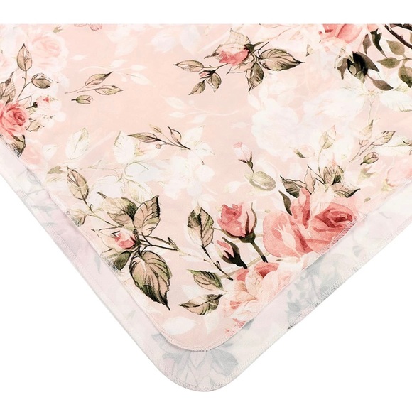 Baby girl infant swaddle wrap with matching headband - Picture 3 of 5